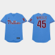 Zack Wheeler Nickname Phillies 2021 Players Weekend Wheels Blue Men's Jersey