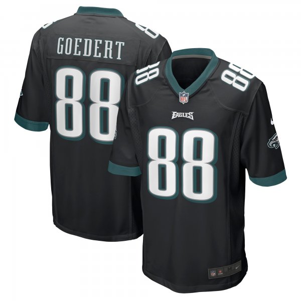 Men's Philadelphia Eagles Dallas Goedert Nike Black Game Jersey