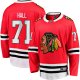 Men's Chicago Blackhawks Taylor Hall Fanatics Red Home Breakaway Player Jersey