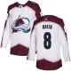 Adidas Avalanche #8 Cale Makar White Road Stitched NHL Jersey