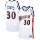 Men's Golden State Warriors Stephen Curry Mitchell & Ness White Hardwood Classics Swingman Jersey