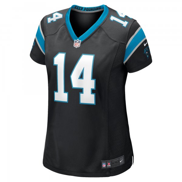 Women's Carolina Panthers Andy Dalton Nike Black Game Player Jersey