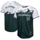 Youth Colorado Rockies Charlie Blackmon Nike Green City Connect Limited Player Jersey