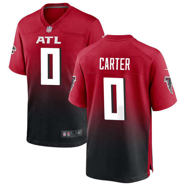 Men's Atlanta Falcons #0 Lorenzo Carter Nike Limited Red Alternate Jersey