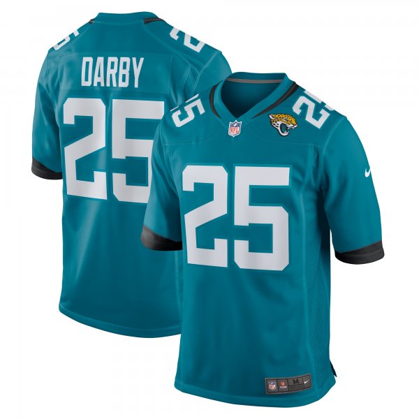 Men's Jacksonville Jaguars Ronald Darby Nike  Teal Team Game Jersey