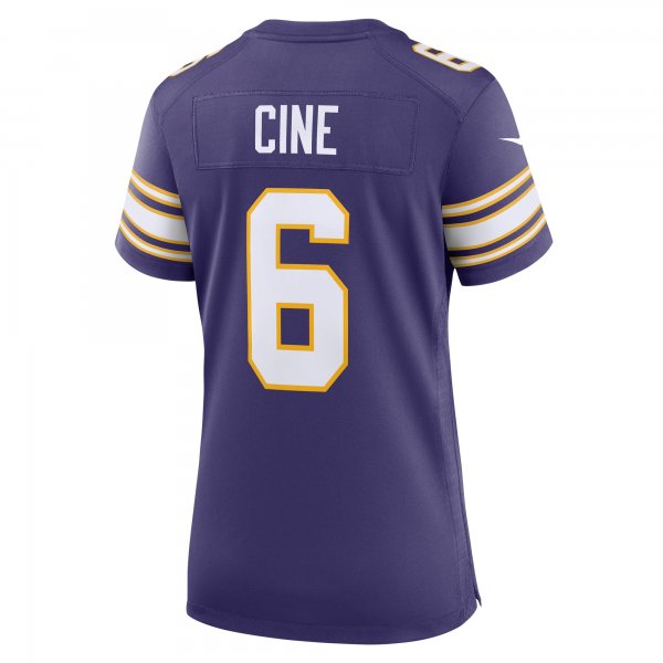 Women's Minnesota Vikings Lewis Cine Nike Purple Classic Player Game Jersey