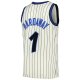 Men's Orlando Magic Penny Hardaway Mitchell & Ness Cream Chainstitch Swingman Jersey