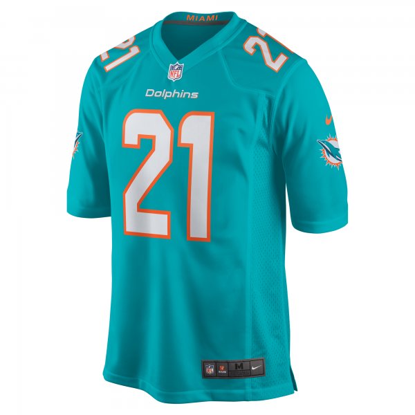 Men's Miami Dolphins DeShon Elliott Nike Aqua Game Player Jersey