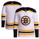 Men's Boston Bruins adidas White Away Primegreen Jersey