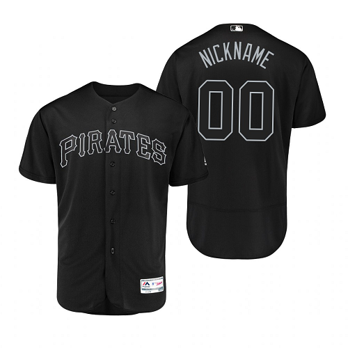 Pittsburgh Pirates Custom Black 2019 Players Weekend MLB Jersey