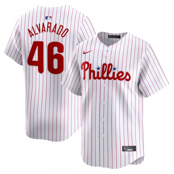 Men's Philadelphia Phillies Jose Alvarado Nike White Home Limited Player Jersey