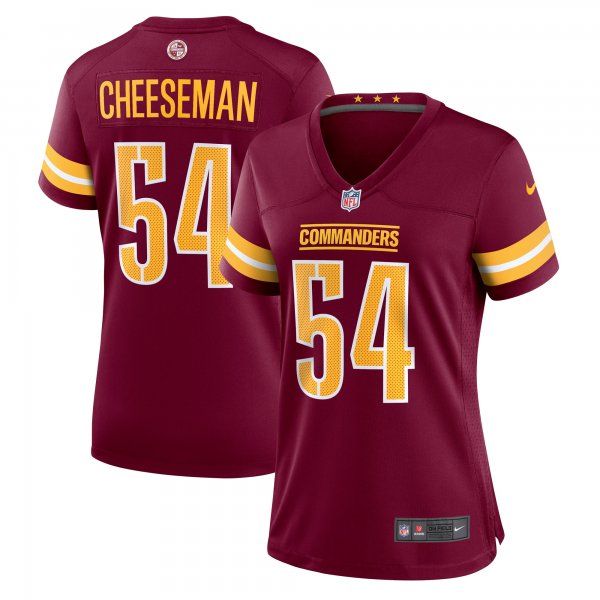 Women's Washington Commanders Camaron Cheeseman Nike  Burgundy  Game Jersey