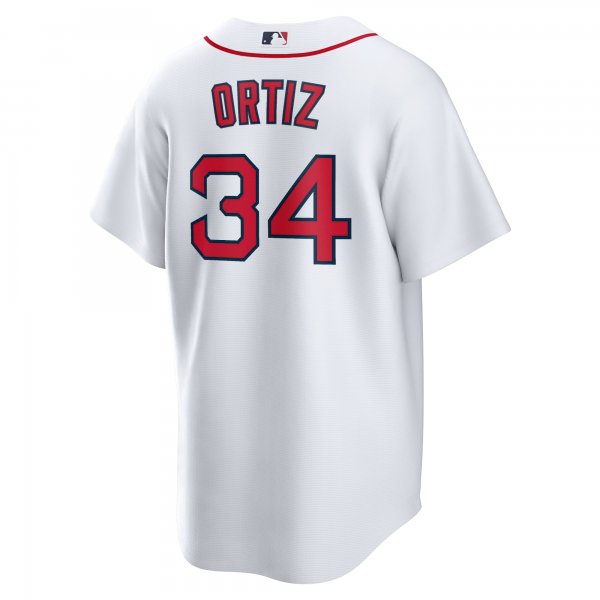 Men's Boston Red Sox David Ortiz Nike White Home Replica Player Jersey