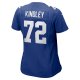 Women's New York Giants Solomon Kindley Nike Royal Home Game Player Jersey