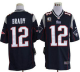 Nike New England Patriots #12 Tom Brady Navy Blue Team Color With C Patch Men's Stitched NFL Game Jersey