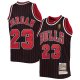 Youth Chicago Bulls Michael Jordan Mitchell & Ness Black/Red 1996-97 Hardwood Classics Jersey