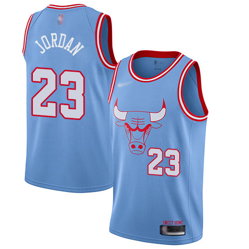 Chicago Bulls #23 Michael Jordan Blue NBA Swingman City Edition 2019/20 Jersey