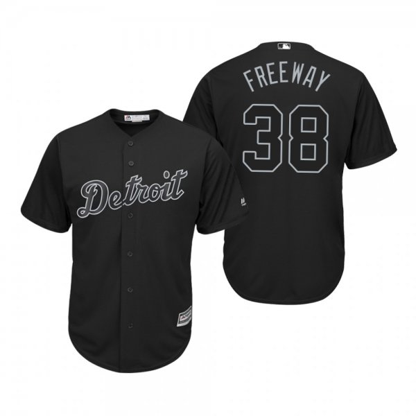 Detroit Tigers Tyson Ross Freeway Black 2019 Players Weekend MLB Jersey