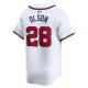 Men's Atlanta Braves Matt Olson Nike White Home Limited Player Jersey