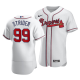 Youth Atlanta Braves #99 Spencer Strider White Flex Base Home Jersey