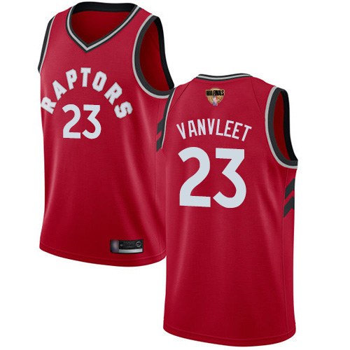 Toronto Raptors #23 Fred VanVleet Red 2019 Finals Bound Youth NBA Swingman Icon Edition Jersey