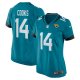 Women's Jacksonville Jaguars Elijah Cooks Nike  Teal Team Game Jersey