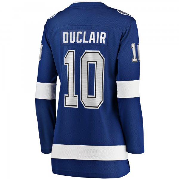 Women's Tampa Bay Lightning Anthony Duclair Fanatics Blue Home Breakaway Player Jersey