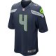 Men's Seattle Seahawks Michael Dickson Nike College Navy Game Jersey