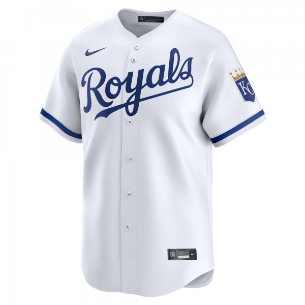 Men's Kansas City Royals Nike White Home Limited Jersey