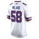 Men's Buffalo Bills Matt Milano Nike White Away Game Player Jersey