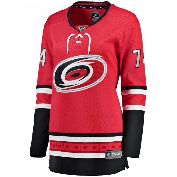 Women's Carolina Hurricanes Jaccob Slavin Fanatics Red Alternate Breakaway Player Jersey