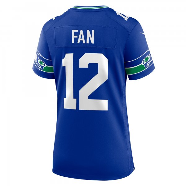 Women's Seattle Seahawks 12s Nike Royal Player Jersey