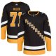 Men's Pittsburgh Penguins Evgeni Malkin adidas Black Alternate Primegreen Player Jersey