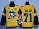 Pittsburgh Penguins #71 Evgeni Malkin Gold 2017 Stadium Series Stanley Cup Final Patch Stitched NHL Jersey