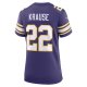 Women's Minnesota Vikings Paul Krause Nike Purple Classic Retired Player Jersey