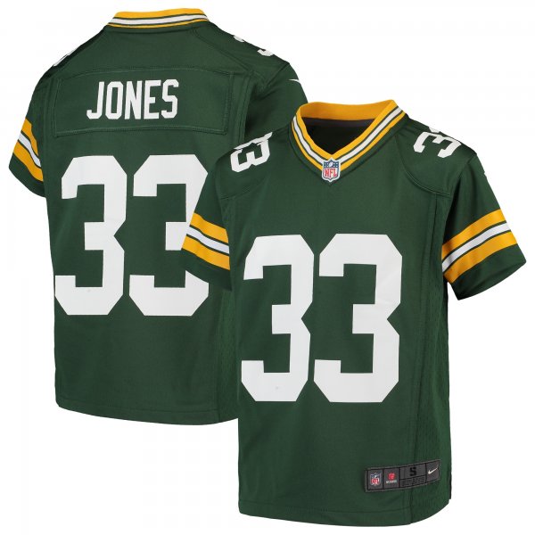 Youth Green Bay Packers Aaron Jones Nike Green Game Jersey