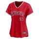 Women's Los Angeles Angels Mike Trout Nike Red Alternate Limited Player Jersey