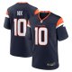 Men's Denver Broncos #10 Bo Nix Nike Navy Alternate Limited Jersey