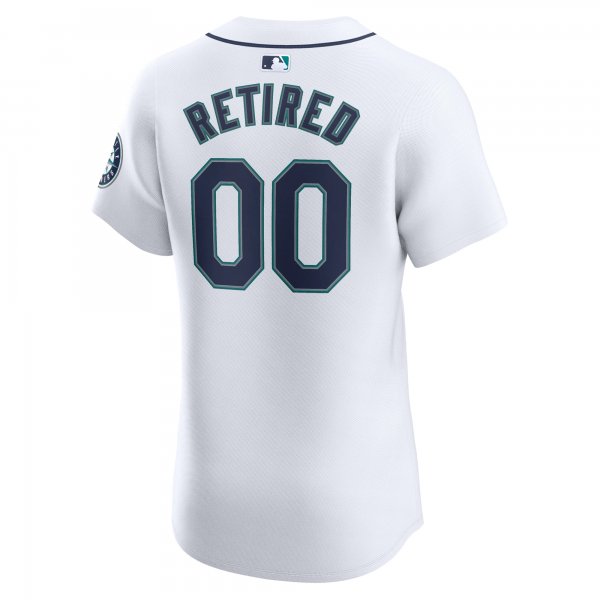 Men's Seattle Mariners Nike White Home Elite Pick-A-Player Retired Roster Jersey