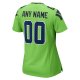 Women's Seattle Seahawks Nike Neon Green Alternate Custom Game Jersey