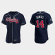 Adam Duvall Atlanta Braves 2021 World Series MLB Flexbase Jersey - Navy