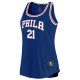 Women's Philadelphia 76ers Joel Embiid Fanatics Royal Fast Break Team Tank Jersey - Icon Edition