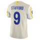 Men's Los Angeles Rams Matthew Stafford Nike Bone Vapor Limited Jersey