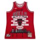 Men's Chicago Bulls Mitchell & Ness x Tats Cru Red Hardwood Classics Fashion Jersey