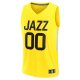 Men's Utah Jazz Fanatics Yellow Fast Break Replica Custom Jersey - Icon Edition