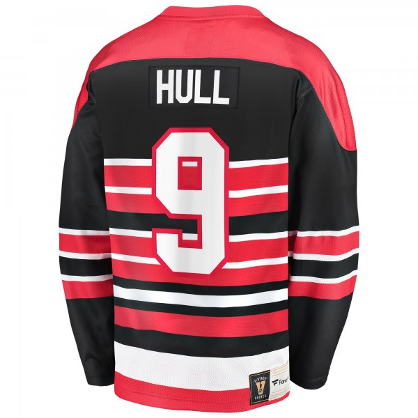 Men's Chicago Blackhawks Bobby Hull Fanatics Red Premier Breakaway Retired Player Jersey