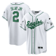 Men's Philadelphia Eagles #2 Darius Slay Jr Green Baseball Stitched Jersey