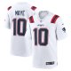 Men's New England Patriots Drake Maye Nike White 2024 NFL Draft First Round Pick Player Game Jersey