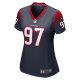 Women's Houston Texans Hassan Ridgeway Nike Navy Game Player Jersey