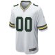 Men's Green Bay Packers Nike White Custom Game Jersey